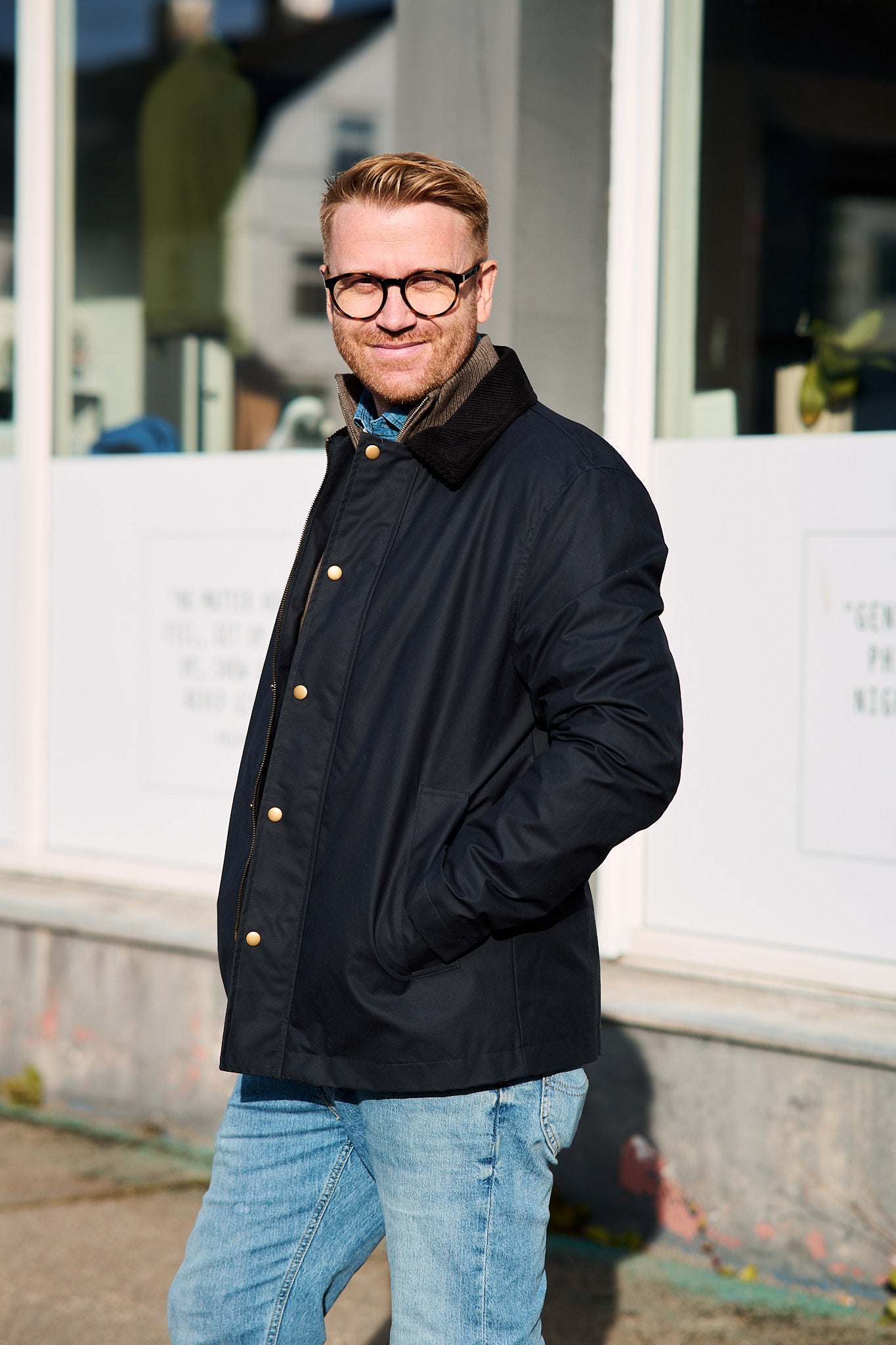 Walter Waxed Cotton 2.0 JKT  - Sky Captain