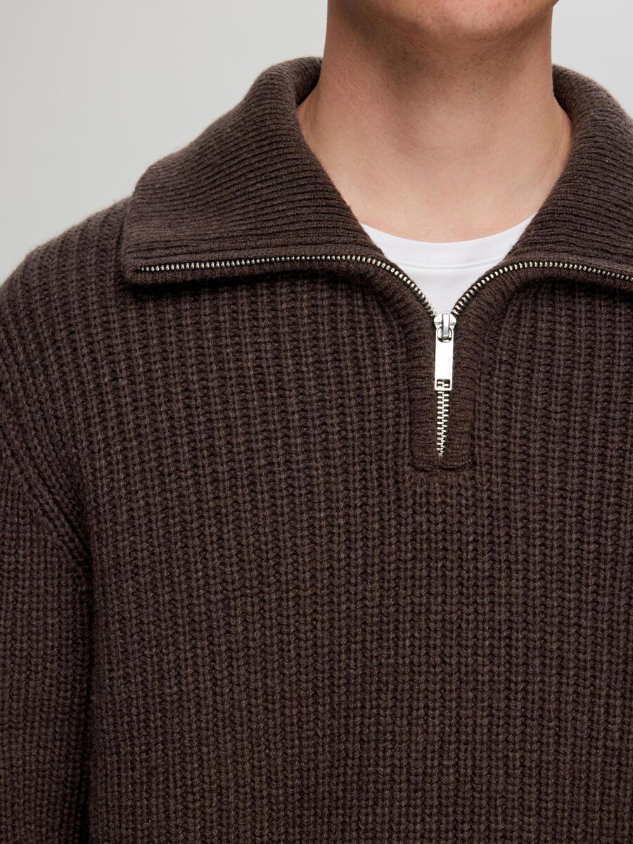 Land Ls Knit Half Zip