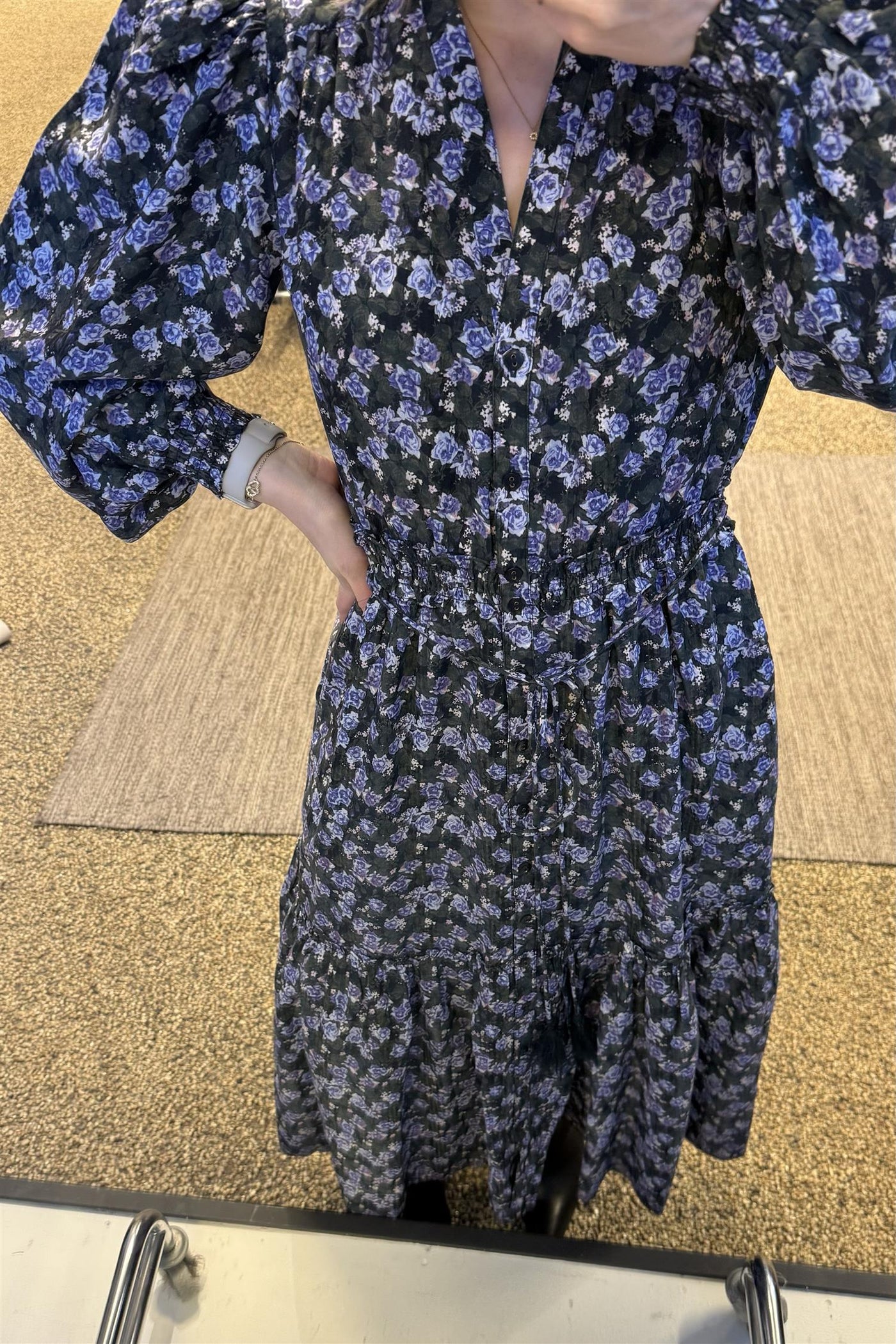 Bohemian Belt Dress - Winter Garden