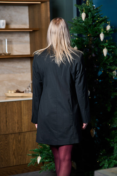 Lisa Blazer Dress - Black