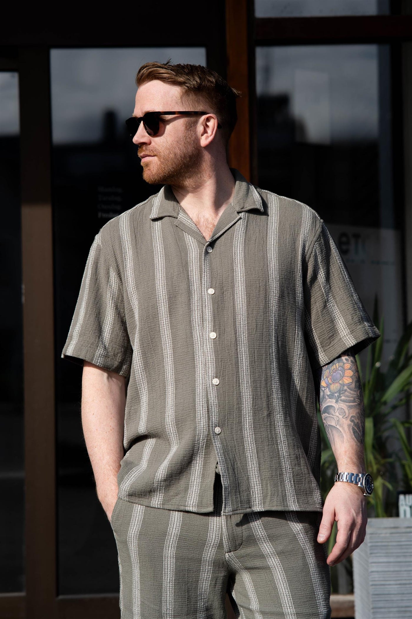 Relax-Sal Shirt SS Resort - Vetiver