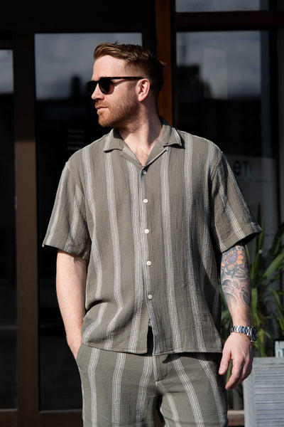 Relax-Sal Shirt SS Resort - Vetiver