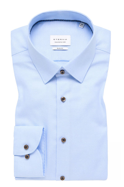Structured Shirt - Modern Fit - Light Blue
