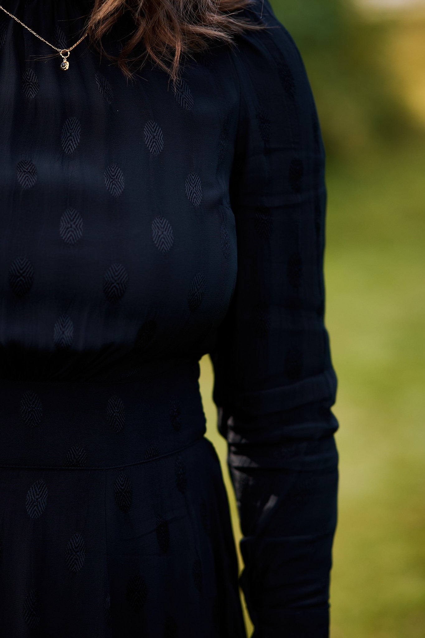 Viscose Mini Dress - Black