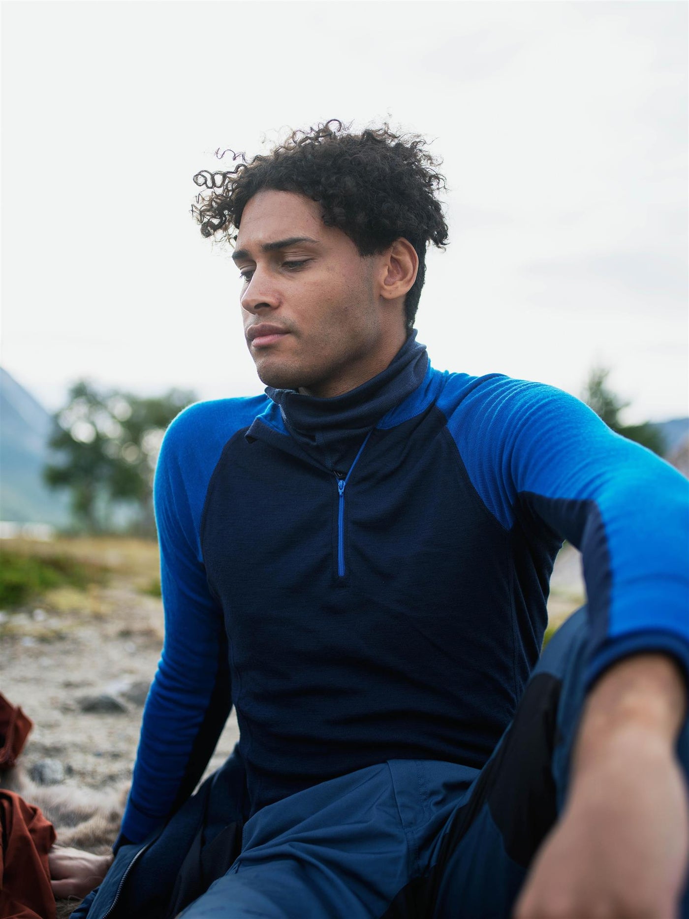 Active Wool Longsleve Shirt W/Zipper