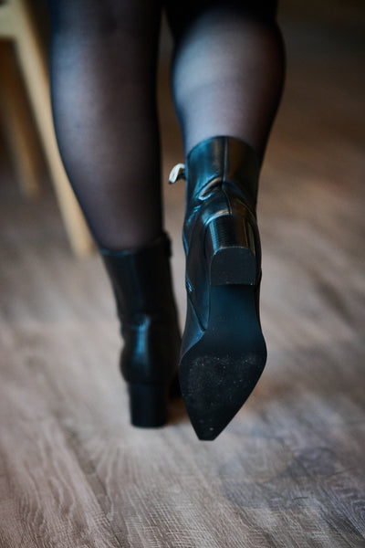 Stine Leather Boot - Black