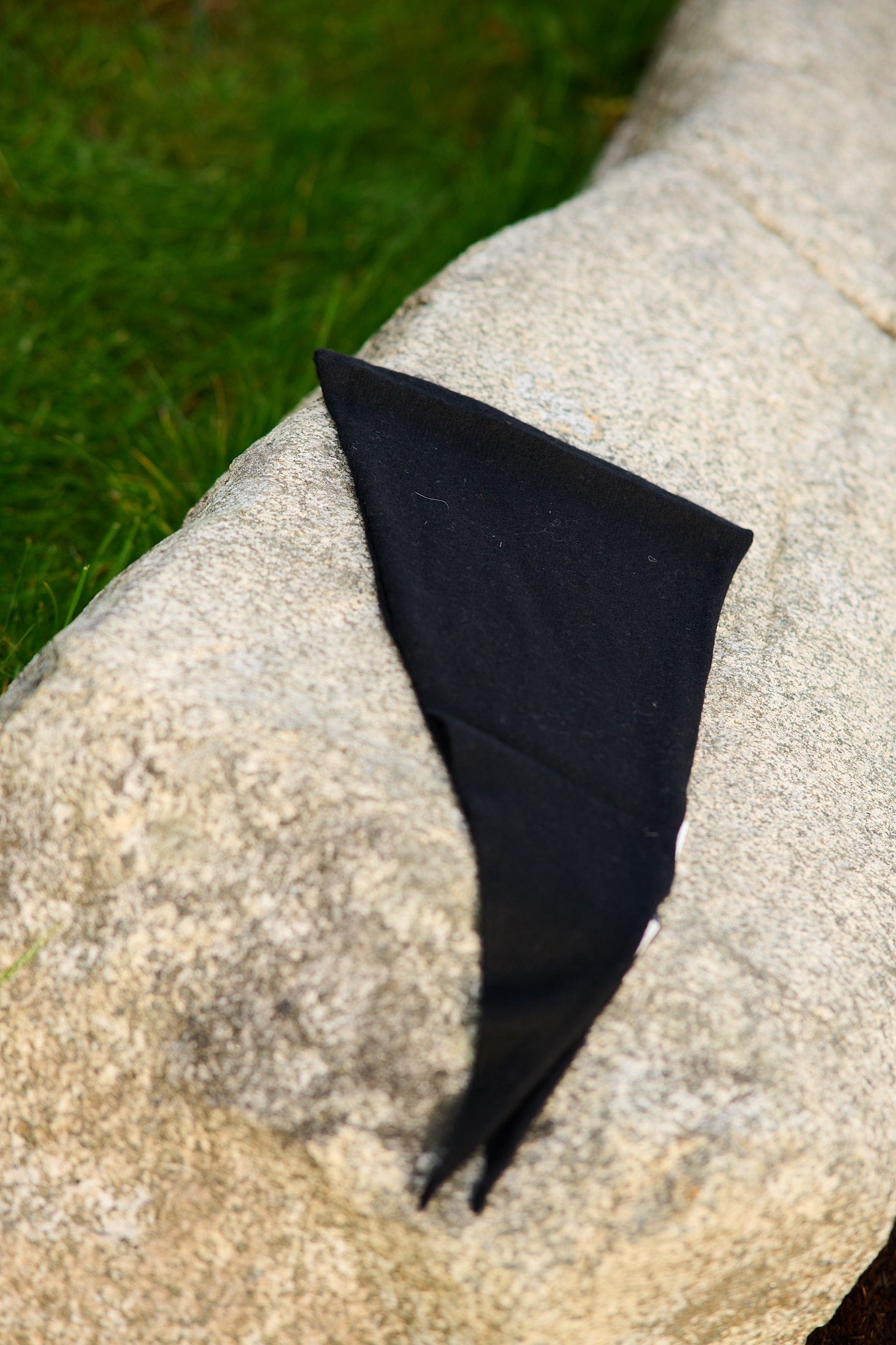 Maria Narrow Cashmere Scarf - Black