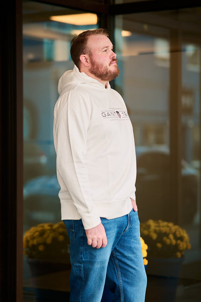 Graphic Hoodie - Eggshell