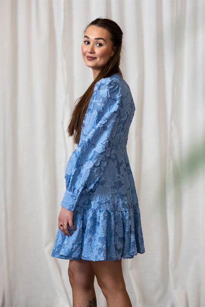 Calli-Sadie Ls Short V-Neck Dress
