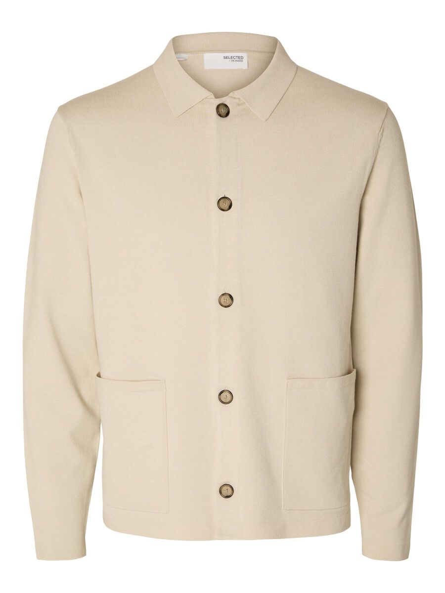 Teller Ls Knit Polo Cardigan