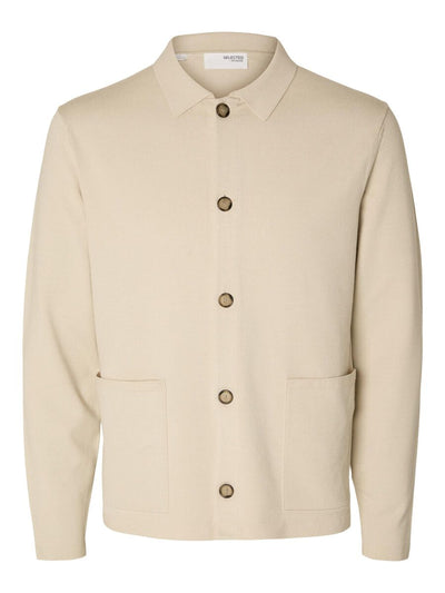Teller Ls Knit Polo Cardigan