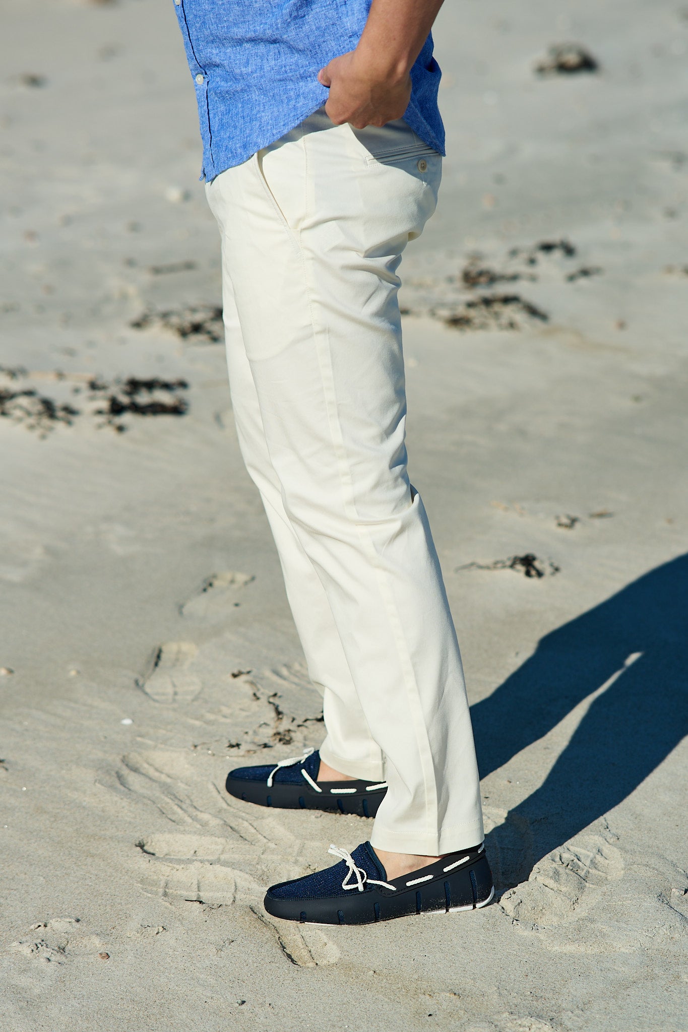 Slim Sport Chinos - Cream