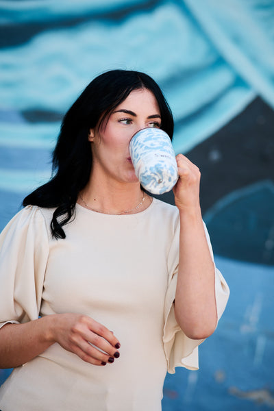 Blue Crush Mug With Handle 470 ml