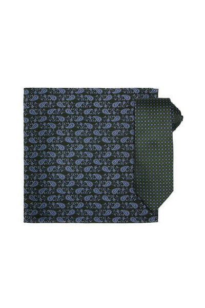 Silkeslips + Lommetørkle - 8cm - Grønn