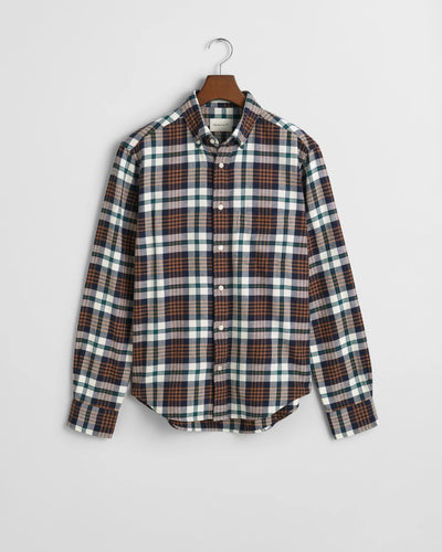 Reg Flannel Plaid Shirt