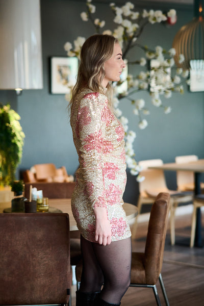 Sequins Rouching Dress - Serenade