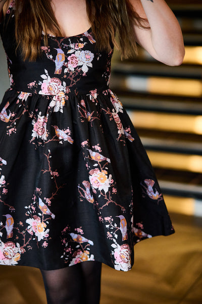 Taffeta Mini Dress - Wallpaper