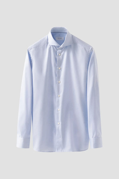 Light Blue Signature Twill Shirt Slim fit- Light Blue