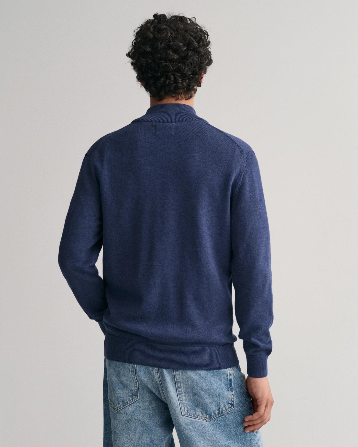 Casual Cotton Zip Cardigan