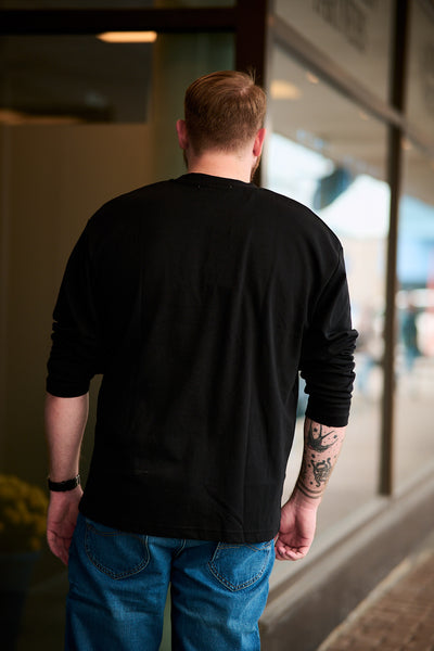 LooseOscar LS O-neck Tee - Black