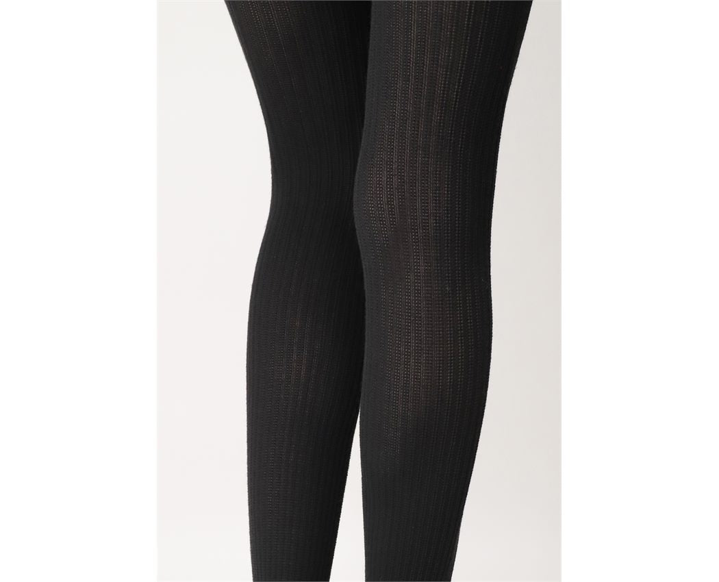 Eco Sneakers Natural Rib Black