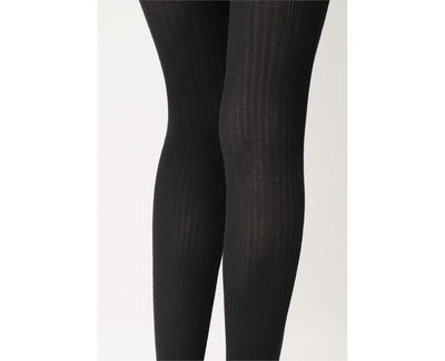 Eco Sneakers Natural Rib Black