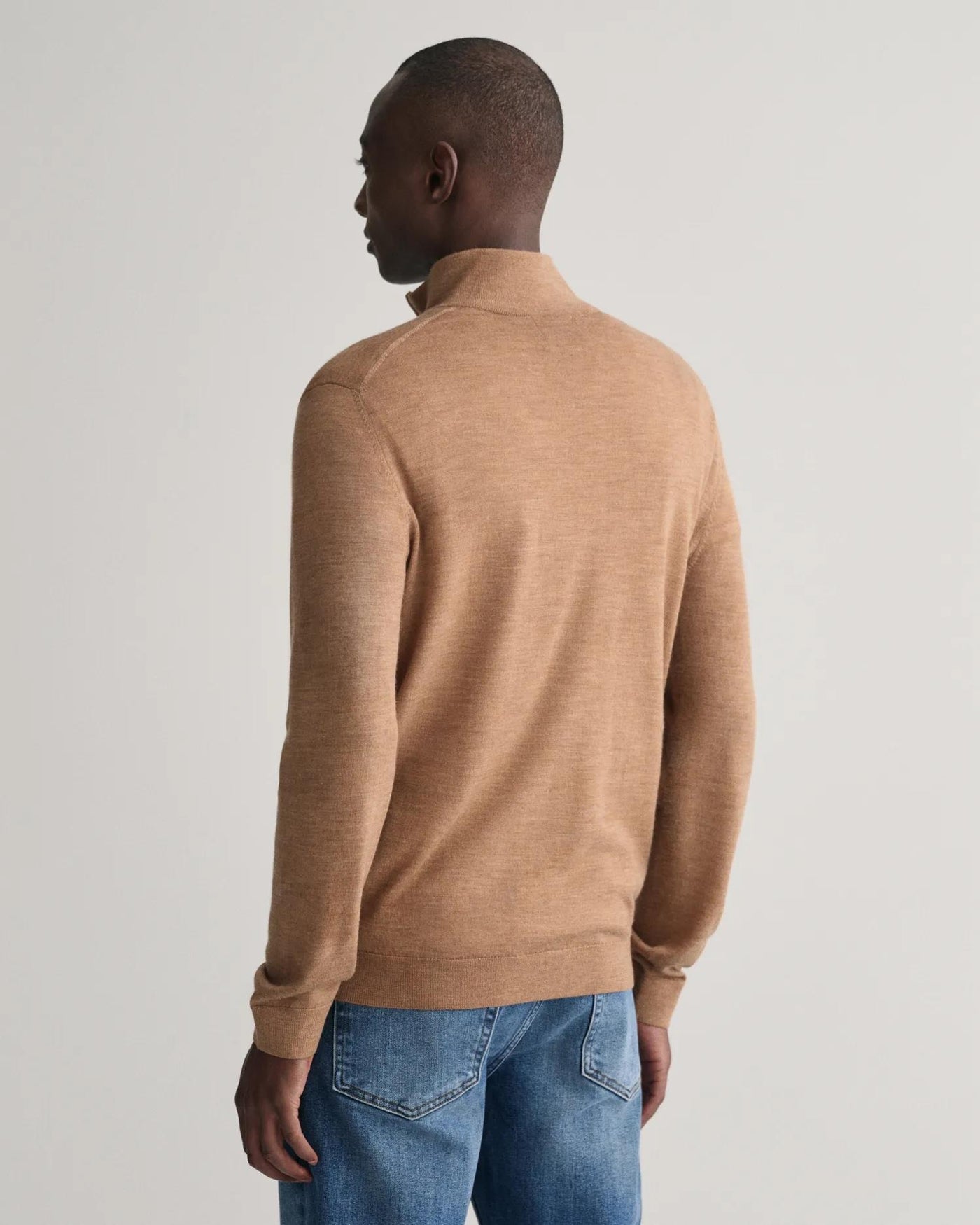 Extrafine Merino Wool Half Zip