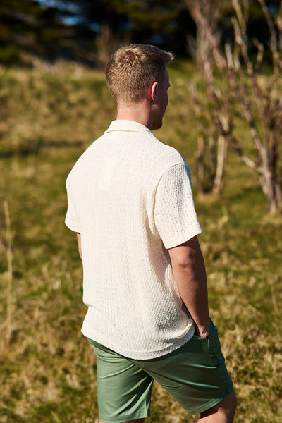Relaxbane SS Jersey Shirt - Egret