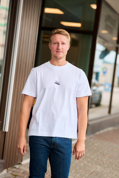 Pete License ss O-neck Tee - Print Telephone