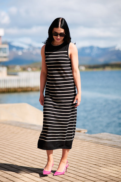 Esther SL Knit Contrast Dress