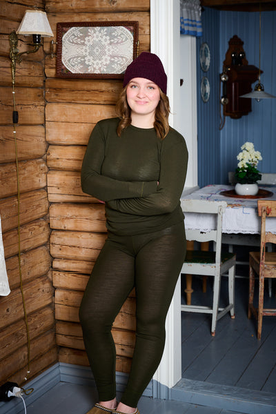 Women´s Wool Set - Grønn