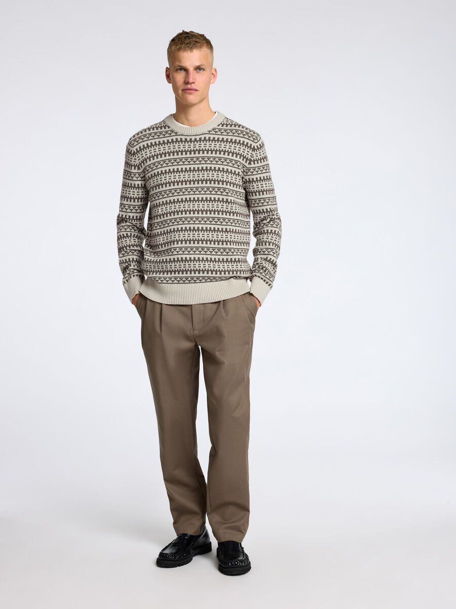 Farfly LS Knit Crew Neck