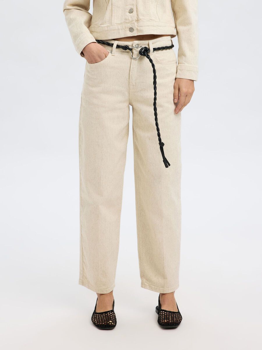 Una MW Barrel Jeans
