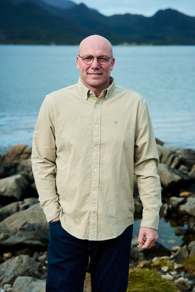 Regular Corduroy Shirt -Greige