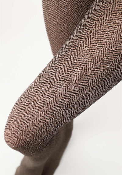 I Love First Class 50 Den - Tweed Sparkly