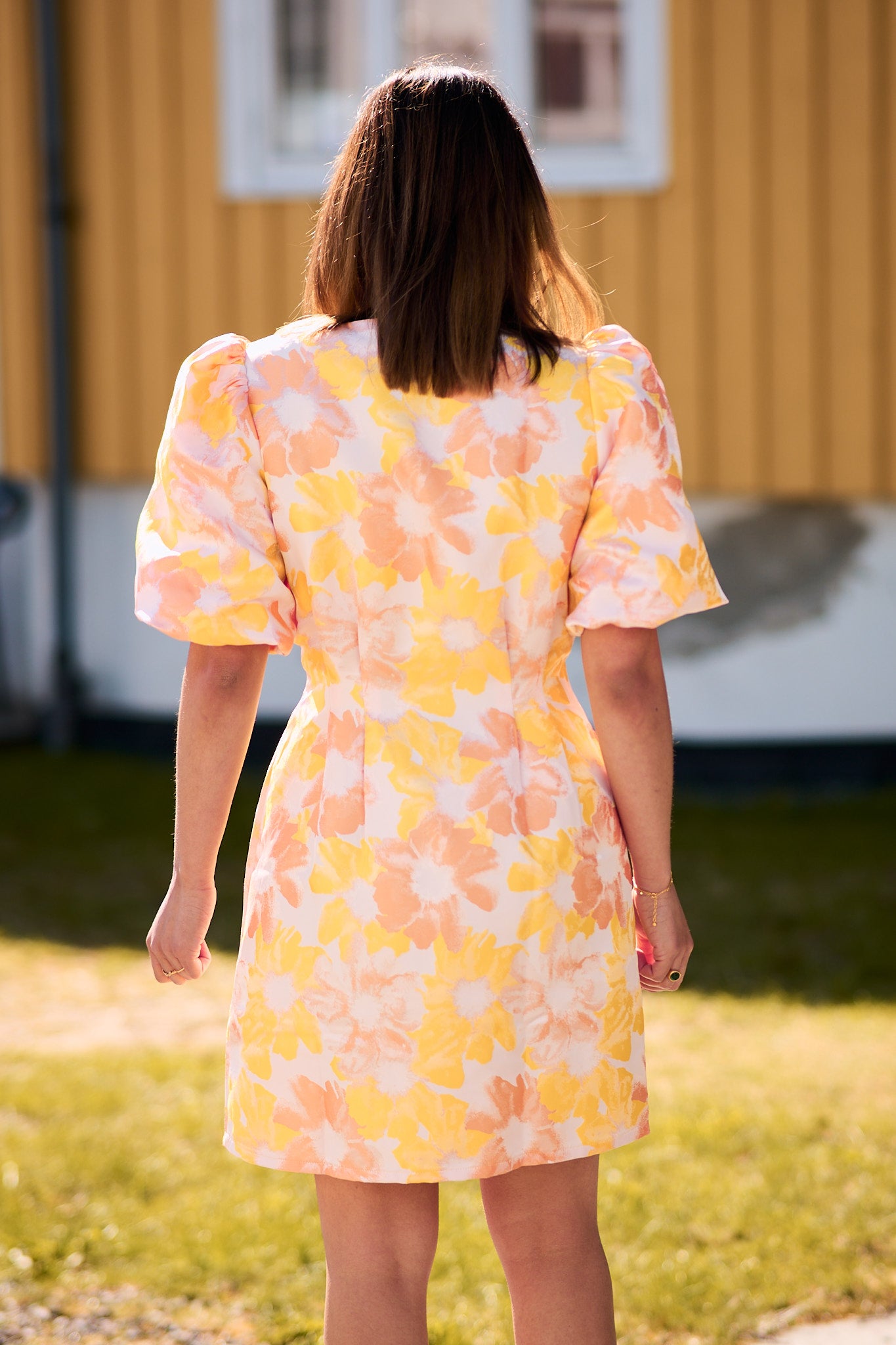 Rome By Night Dress - Flower Print