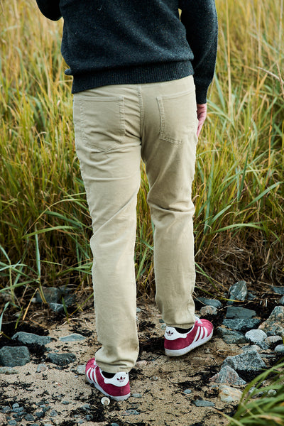 Reg Cord Jeans - Greige
