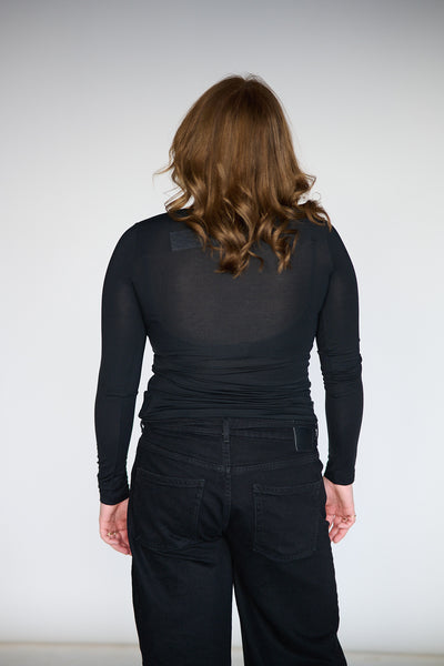 Perfect Line T-Shirt l/sl - Black