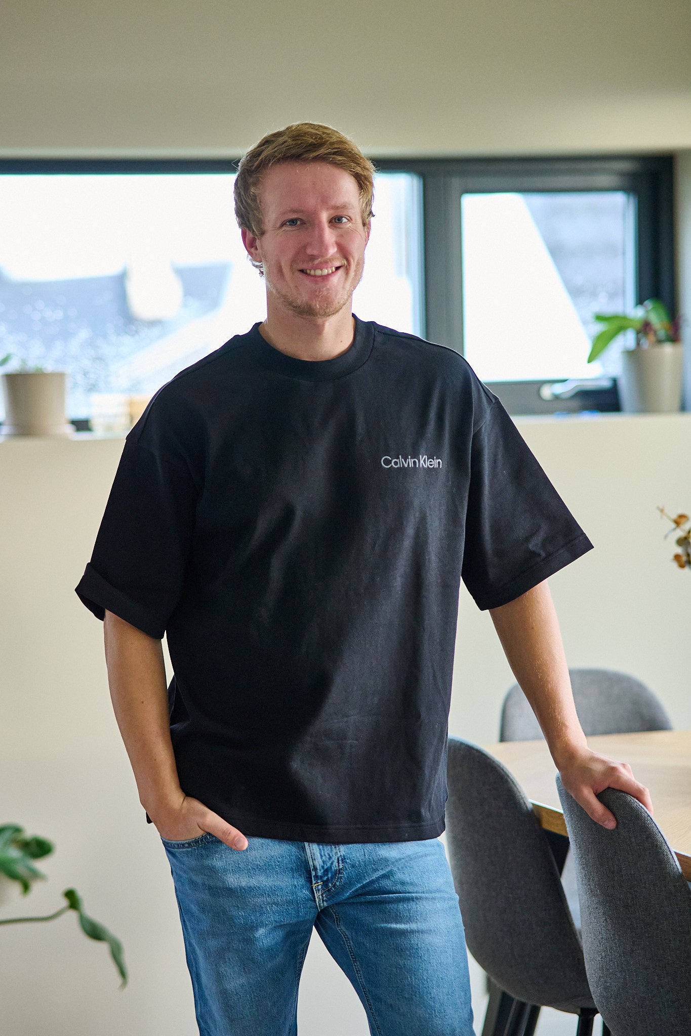 Crew Neck s/s - Black