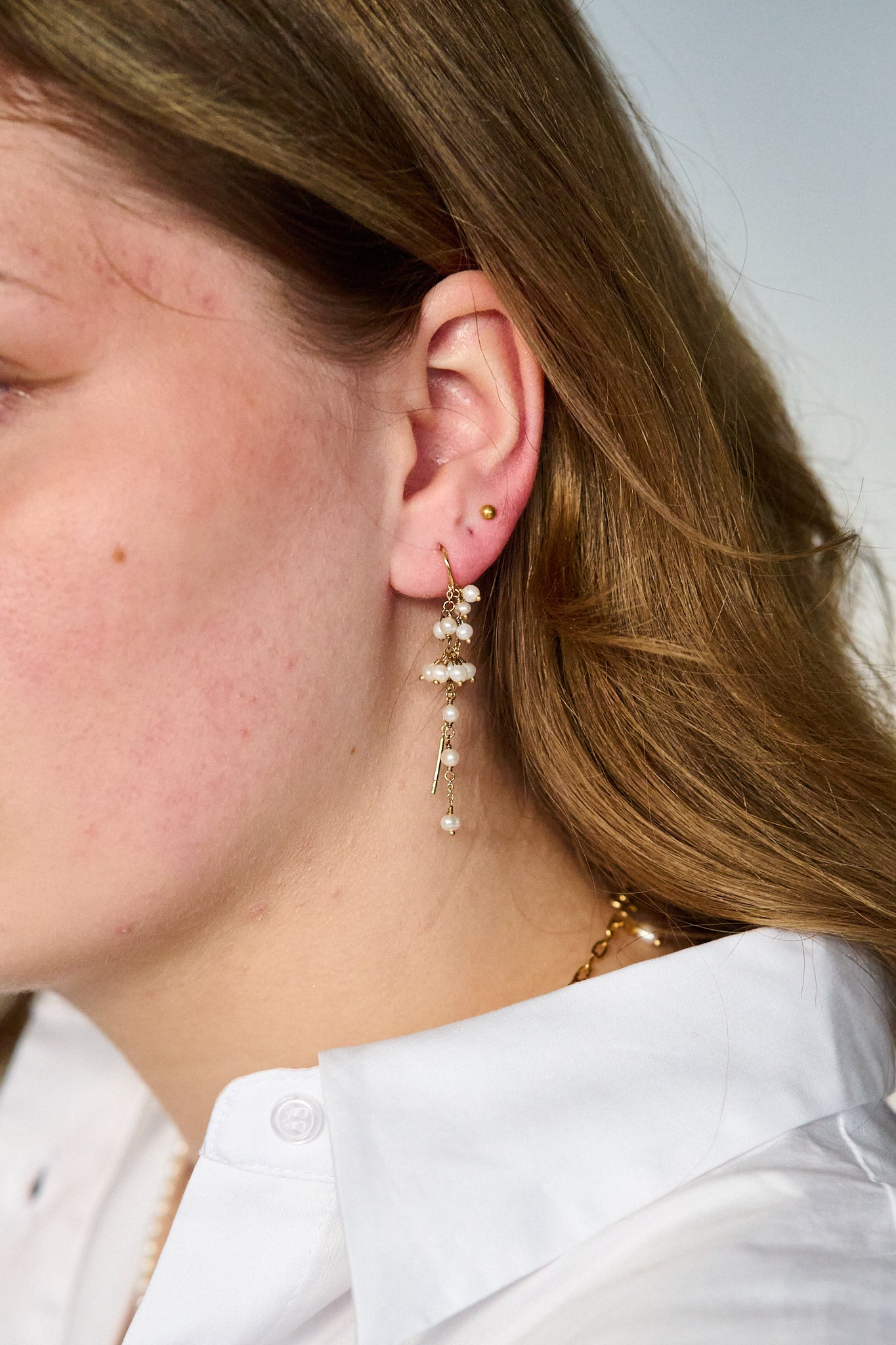 Ocean Treasure Earchains Gold