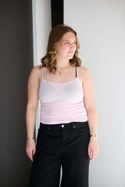 Perfect Line Modal Top - Rose