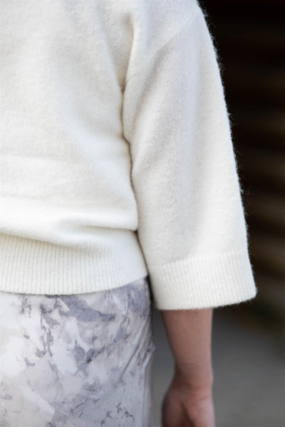 GZAlpha SS Cardigan Ivory