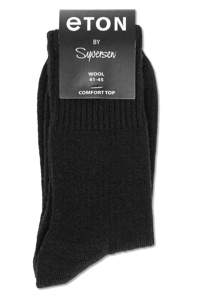 Wool Terry Comfort Top - Sort