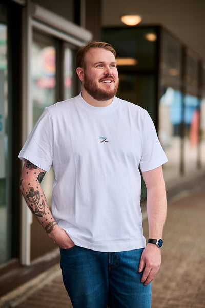 Pete License ss O-neck Tee - Print News