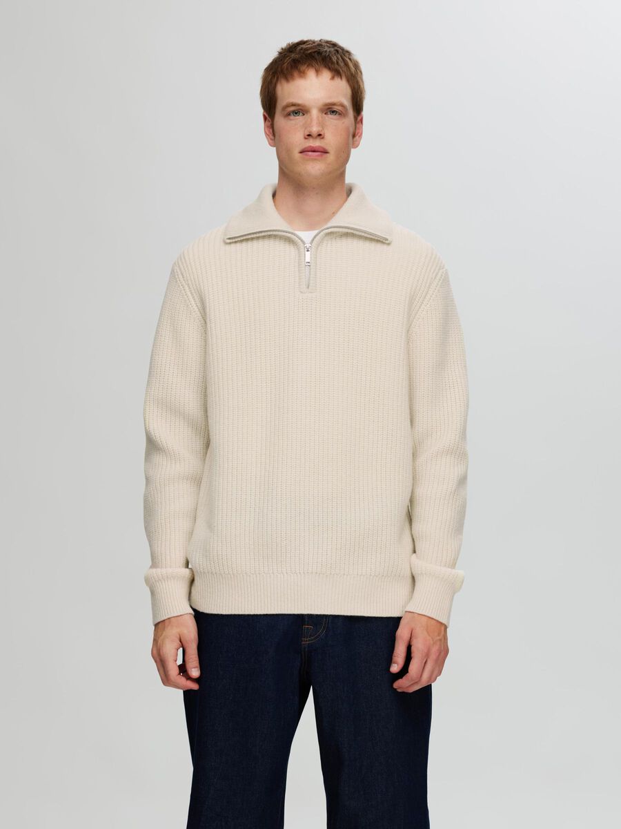 Land Ls Knit Half Zip