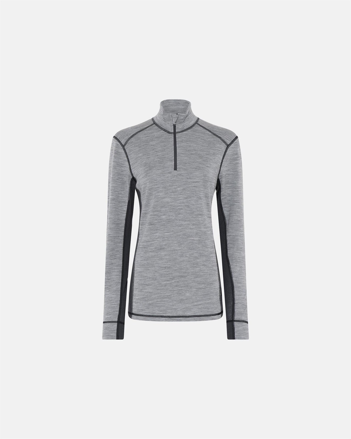 Womens Wool Mesh Zip