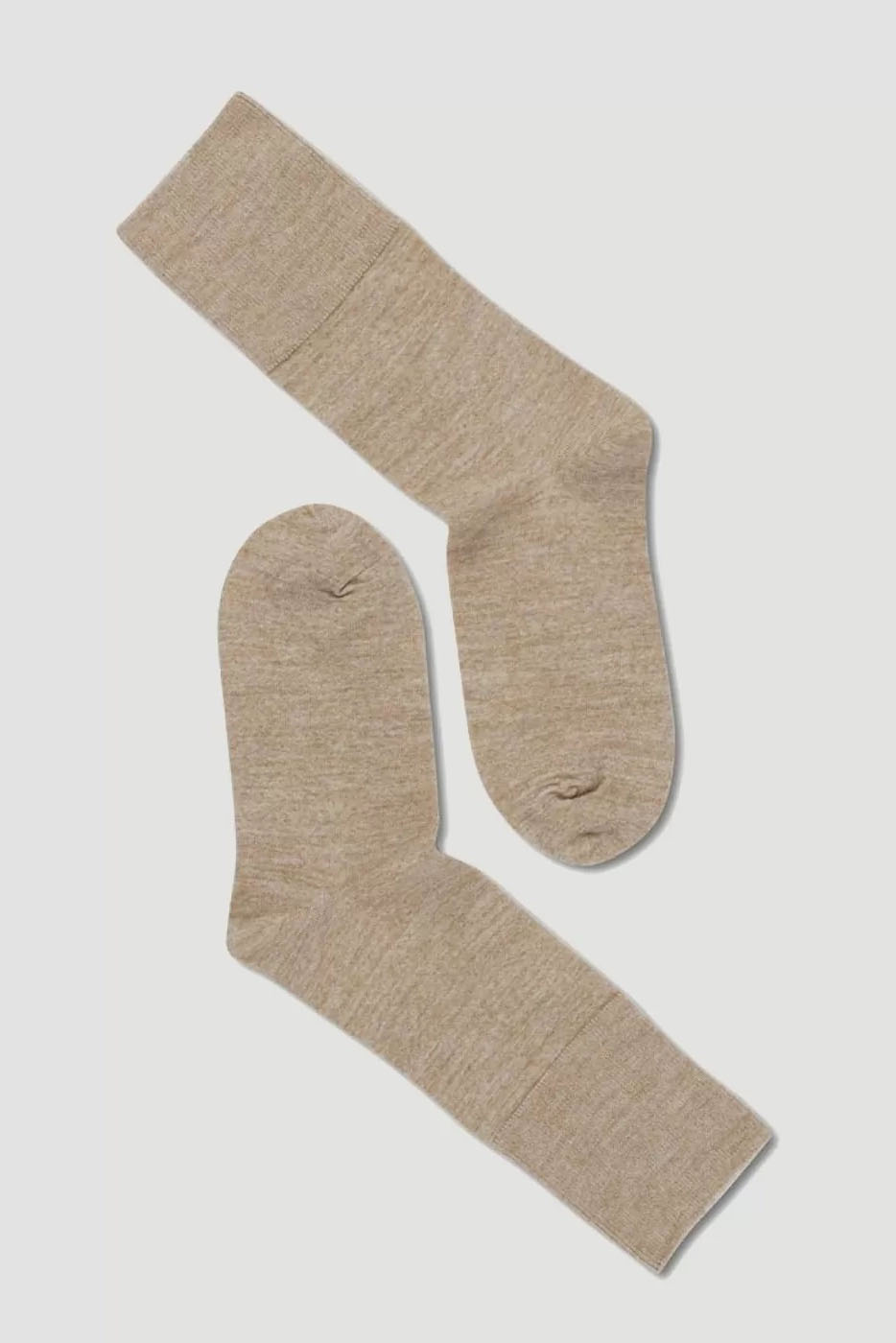 Woman Fine Wool Comfort Top - Sand