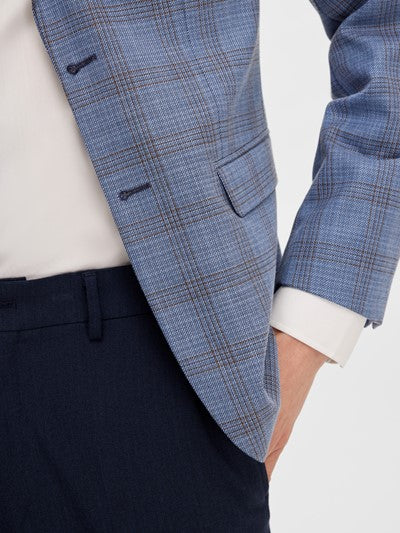 Slim-Crewe Blue Check Blz - Blue Heaven