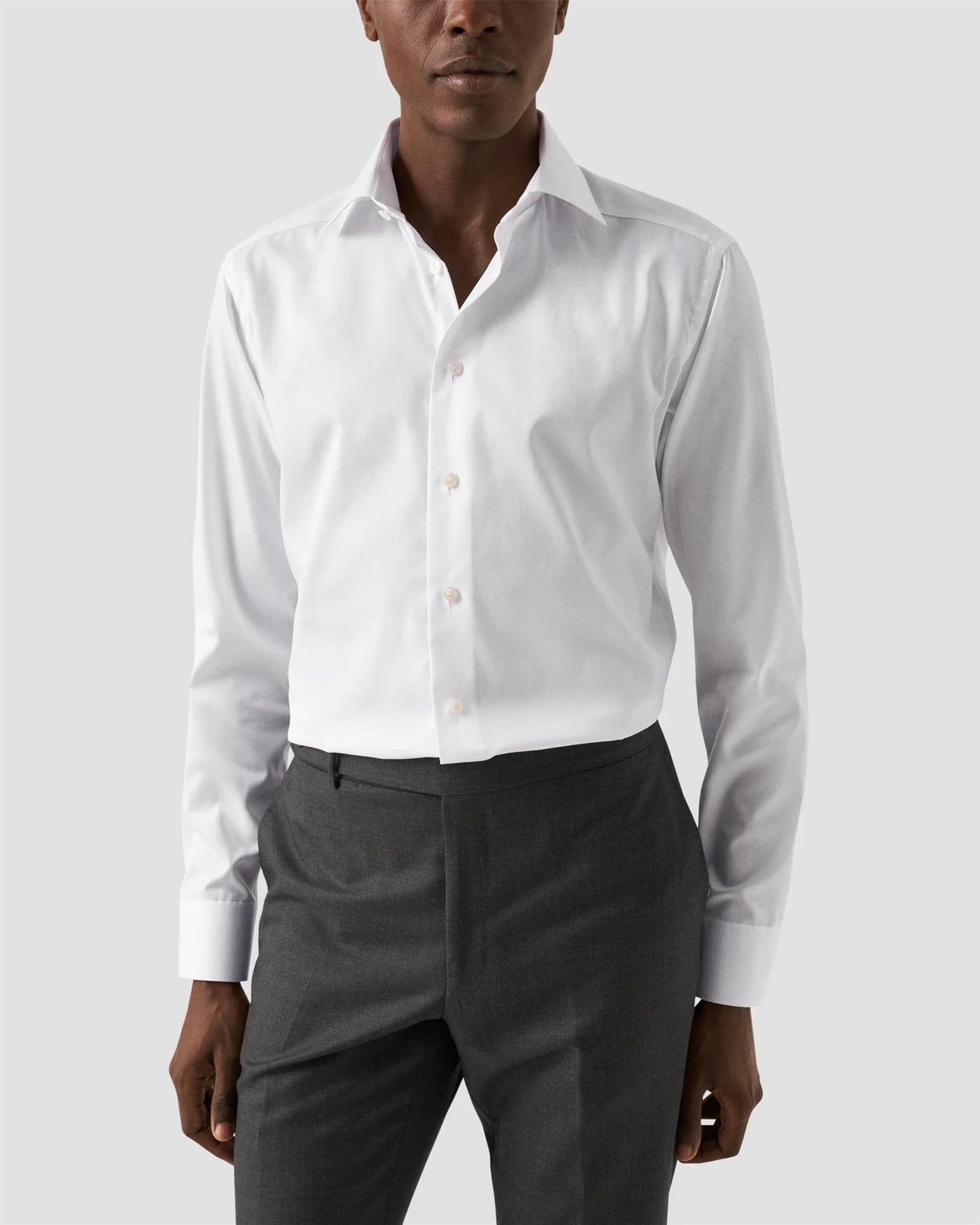 Solid Signature Twill Shirt - Slim Fit