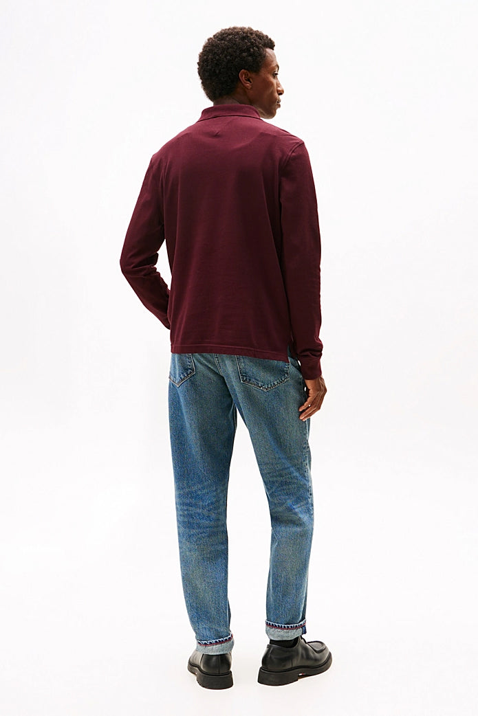 Liquid Cotton Reg Polo - Deep Burgundy